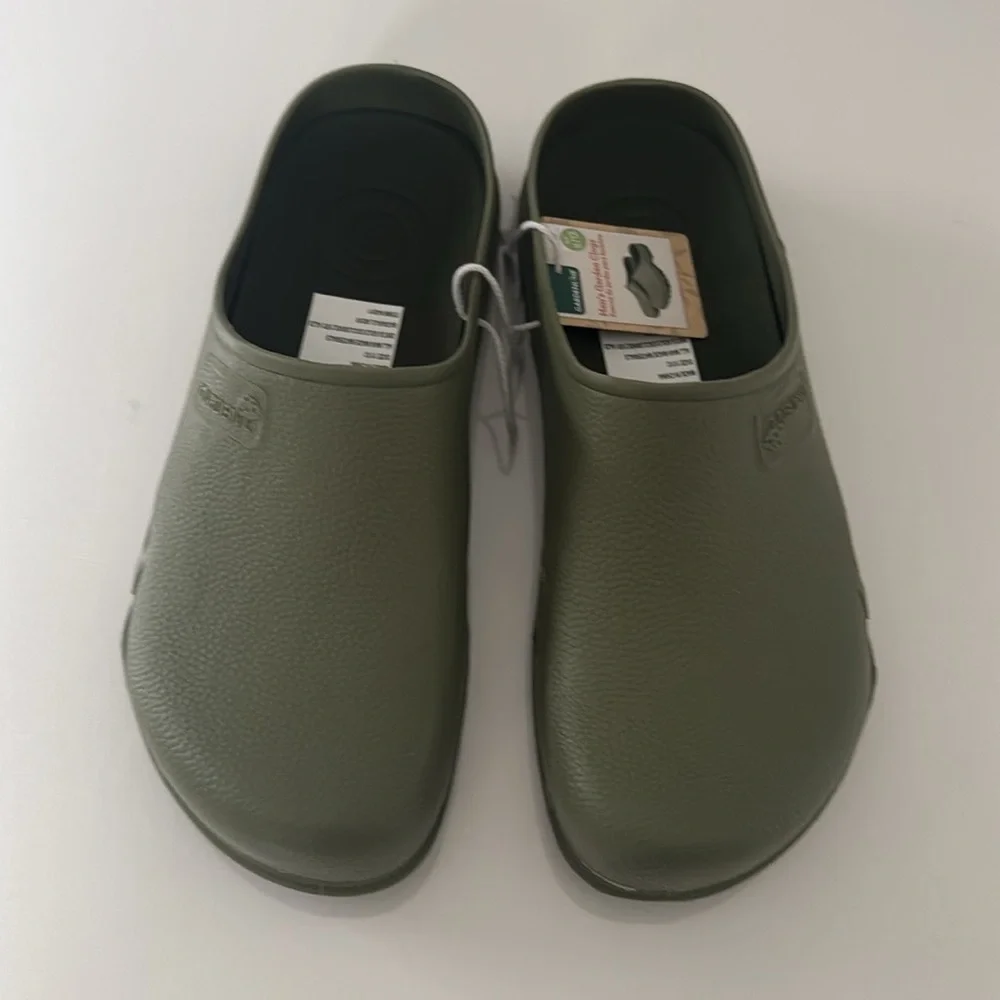 Garden Clogs Mens 11 12 Gardening Mules Shoes Gardenline Green